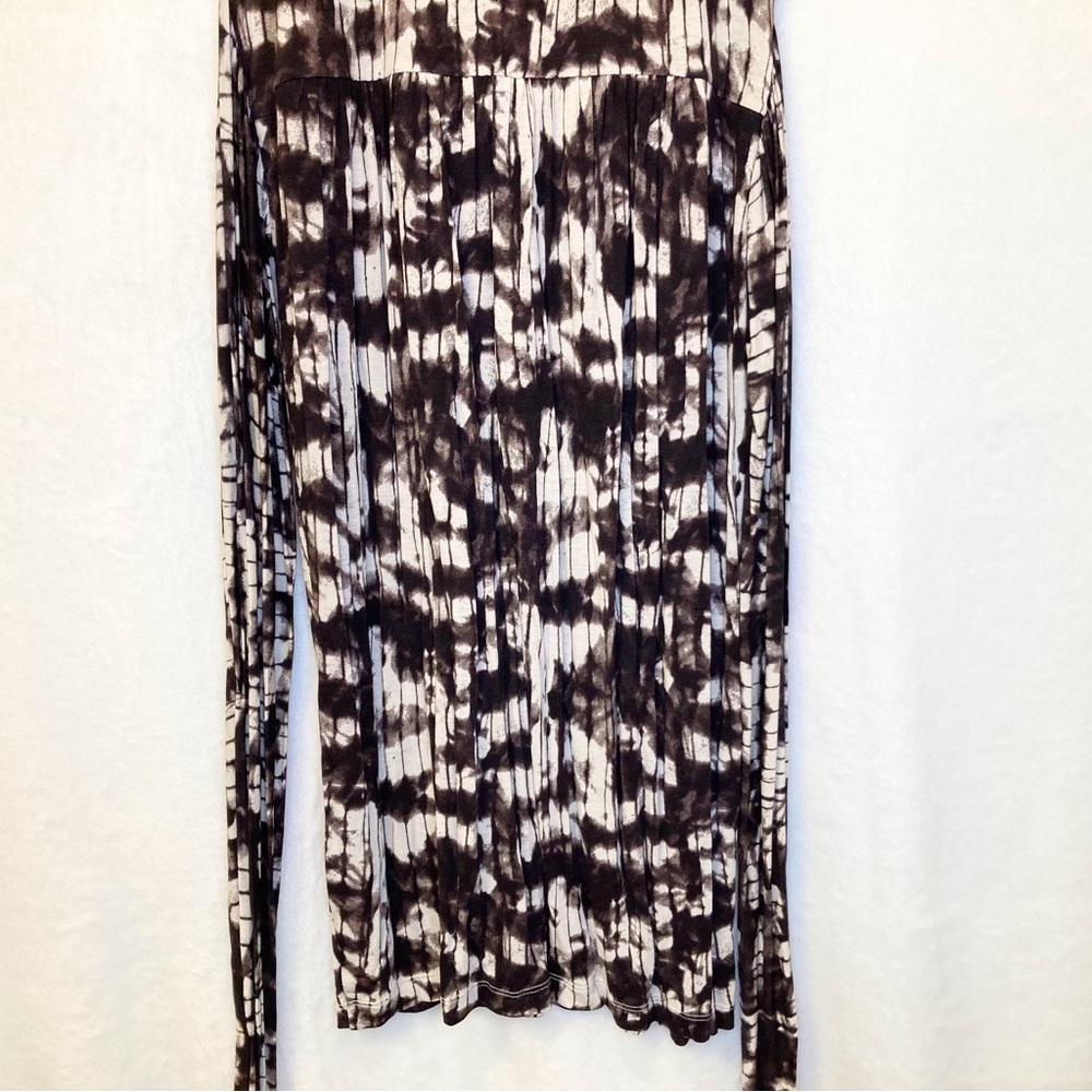MaxMara Weekend Brown and Cream Jersey A-Line Dress Women’s Size Large - Picture 7 of 15